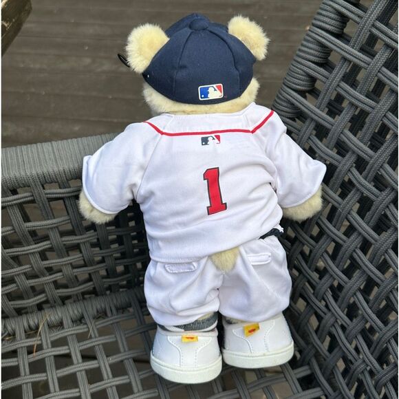 Build A Bear Boston Red Sox Uniform Jersey Pants Socks Hat 17 Inches Teddy Gift - Picture 3 of 5